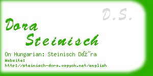 dora steinisch business card